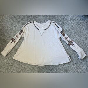 Embellished Free People top